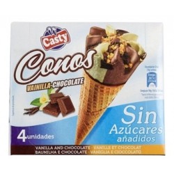 Cono Vainilla-Choco Sin Azucar